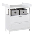 Roba Commode à Langer Hamburg 2 Tiroirs, Blanc