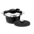 SEB Clipso Minut Autocuiseur Inox 6L, Noir