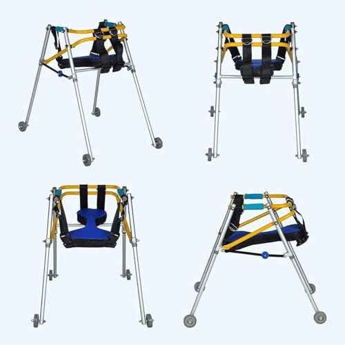 Marcheur de Rééducation Médical Pliable pour Enfants, Jaune