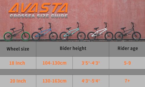 Vélo freestyle pour enfants débutants, couleurs variées