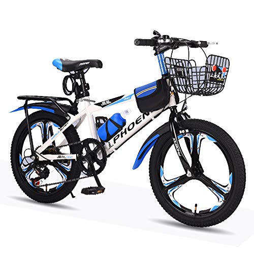 VTT Enfant 18/20 pouces, 8 vitesses, bleu