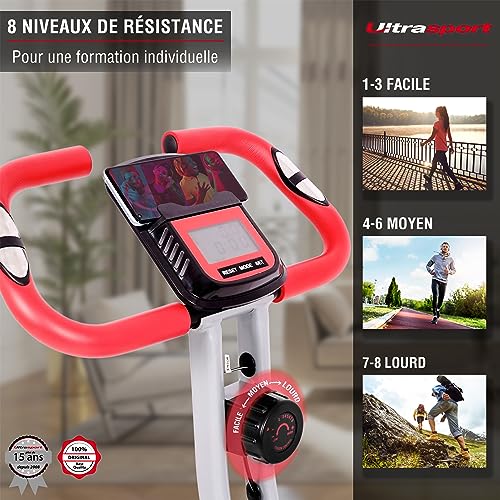 Ultrasport F-Bike 350B Vélo d'Appartement Pliable