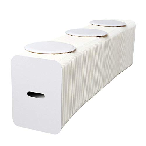 Unbekannt Tabouret Pliant Design Nordique, Blanc