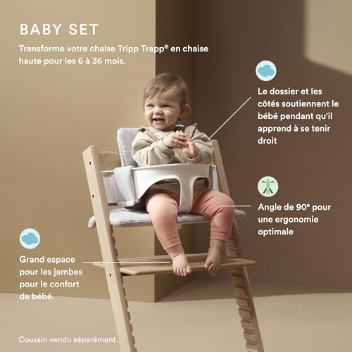 Stokke Tripp Trapp Chaise Haute avec Newborn et Baby Set