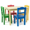 Humble Crew Table et Chaises Enfants, Bois Naturel