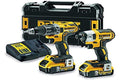 DeWalt DCK268P2T Kit 2 Outils: Perceuse DCD791 + Visseuse DCF887