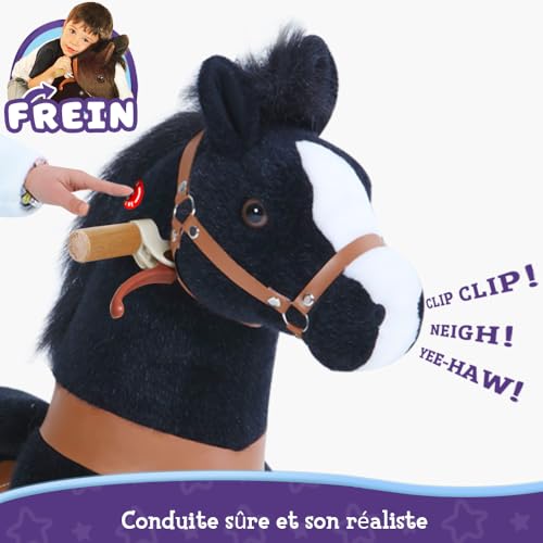 PonyCycle Cheval Mécanique avec Freins, Modèle UX426, Taille 4 (4-8 ans)