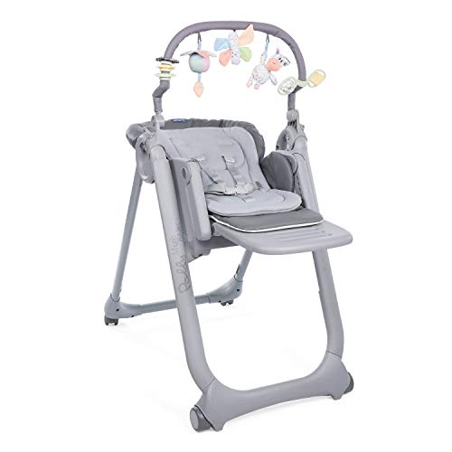 Chicco Polly Magic Relax Chaise haute évolutive, Gris