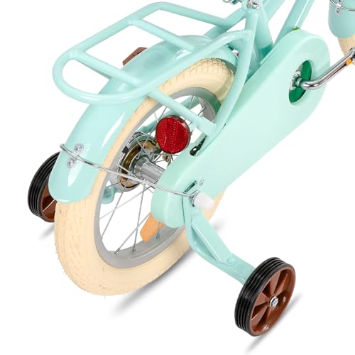 STITCH Vélo pour Enfants 12 Pouces, avec Panier